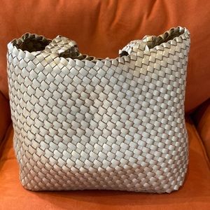 Ilse Jacobsen Reversible Gold & Silver Handbag